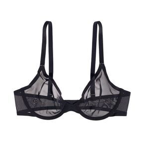 CUUP Plunge Bra Mesh Black 32A